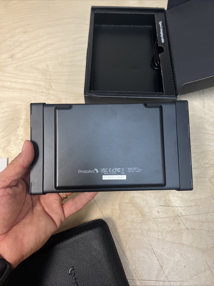 ProtoArc XK01 TP Foldable Keyboard Bluetooth Touchpad Open Box MISSING CABLE