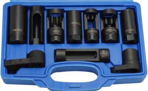 10pcs Oxygen Sensor Socket Set Sensor Oil Pressure Sending Unit Socket Set
