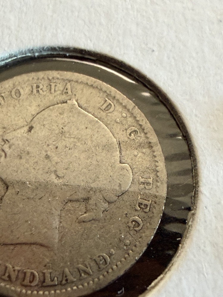 1896 Newfoundland 5 Cents Silver