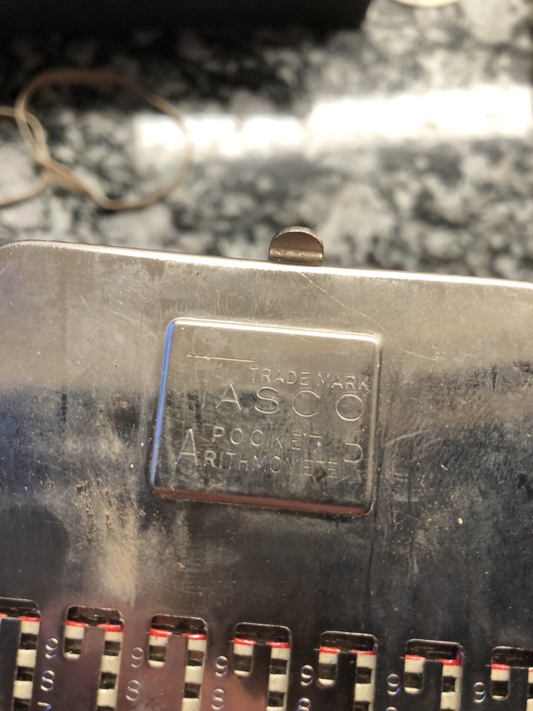 TASCO Pocket Arithmometer