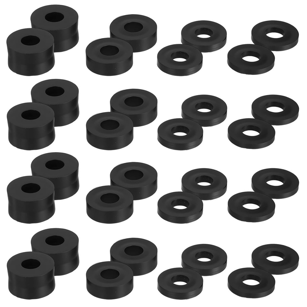 40PCS 4 Sizes Rubber Bushing, Round Rubber Spacer Assortment Kit, Spacers for...