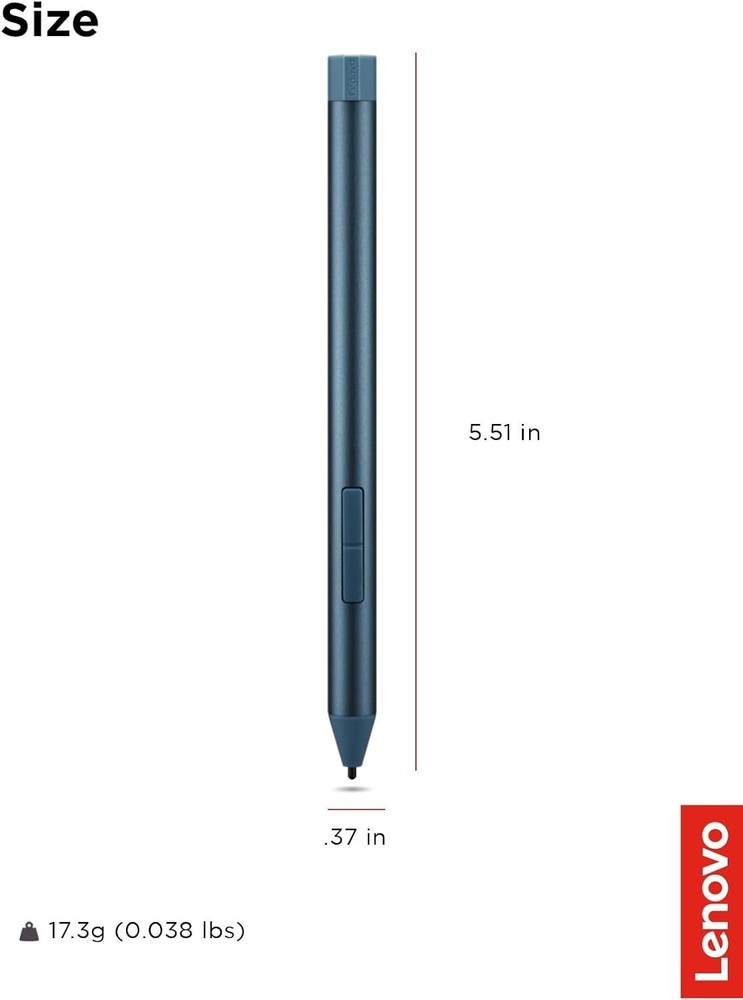 Lenovo Digital Pen 3 for Laptops, Supports Multiple Protocols, Advanced Tilt