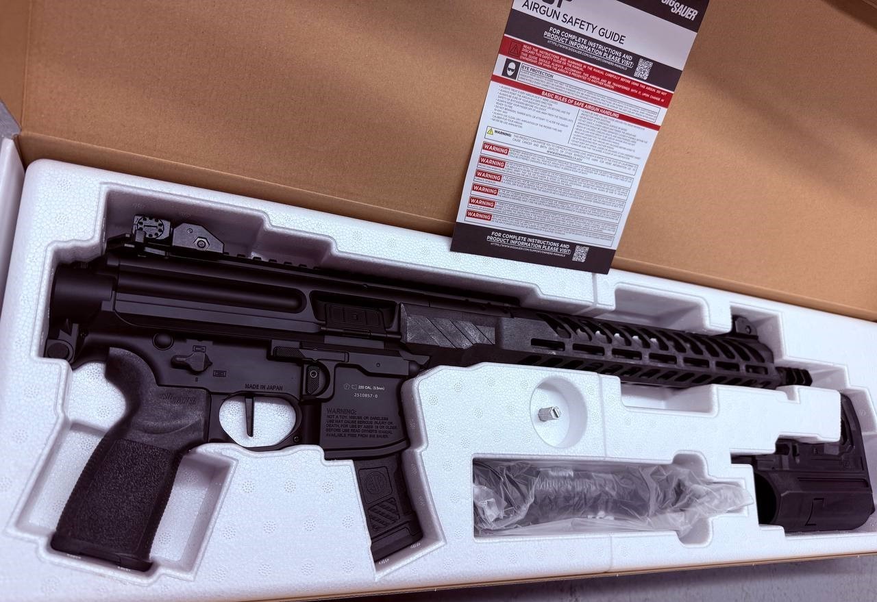 Sig Sauer MPX PCC Air Rifle .22Caliber PCP Semi-Auto 700 FPS AIR-MPXPCC-22-PCP