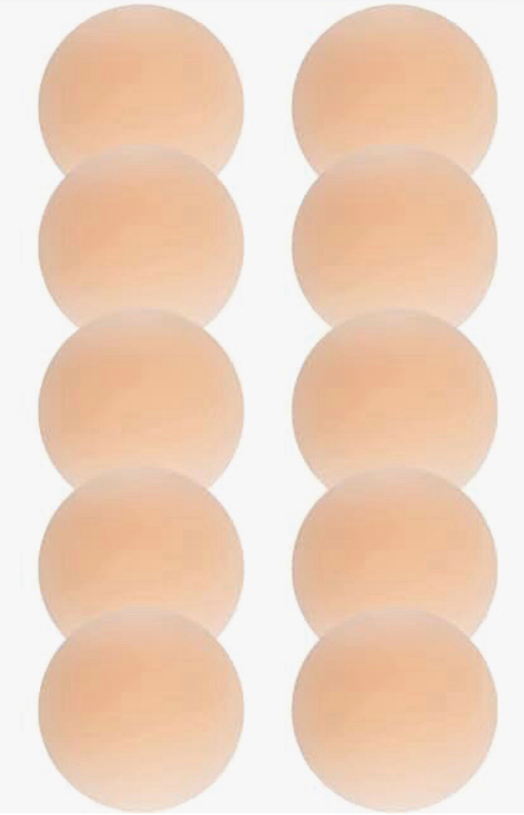5 Pairs Nippleless Cover Pasties Women Reusable Adhesive Silicone Nipple Round