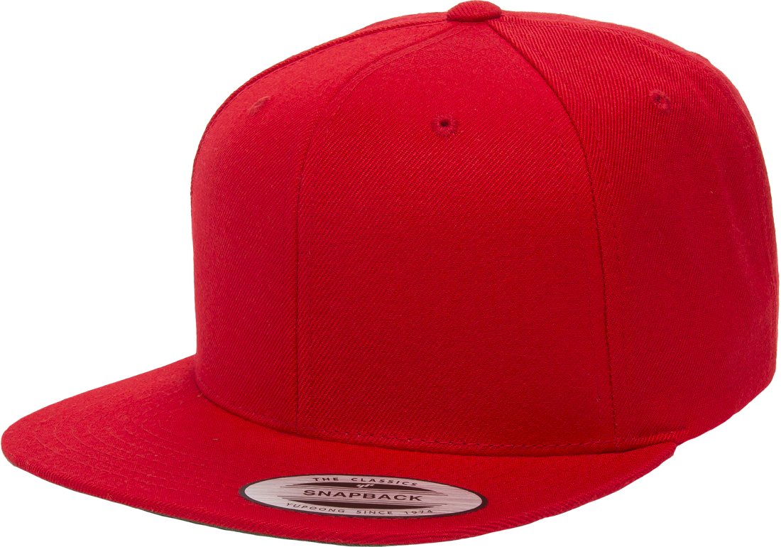 Yupoong Classic Snapback Hat Baseball Cap Plain Blank Snap Back 6089 Adjustable