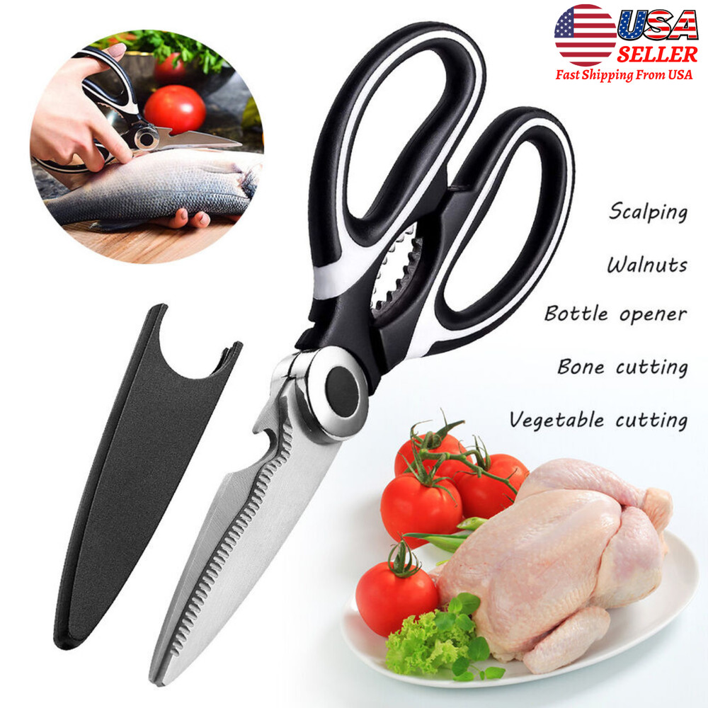 Kitchen Scissors Heavy Duty Stainless Steel Multipurpose Ultra Sharp Shears