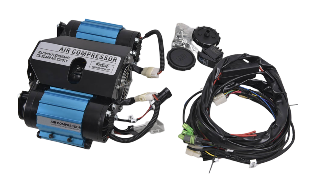 Twin High Performance Portable 12V Air Compressor