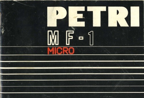 Petri M F-1 Micro Instruction Manual multi-language