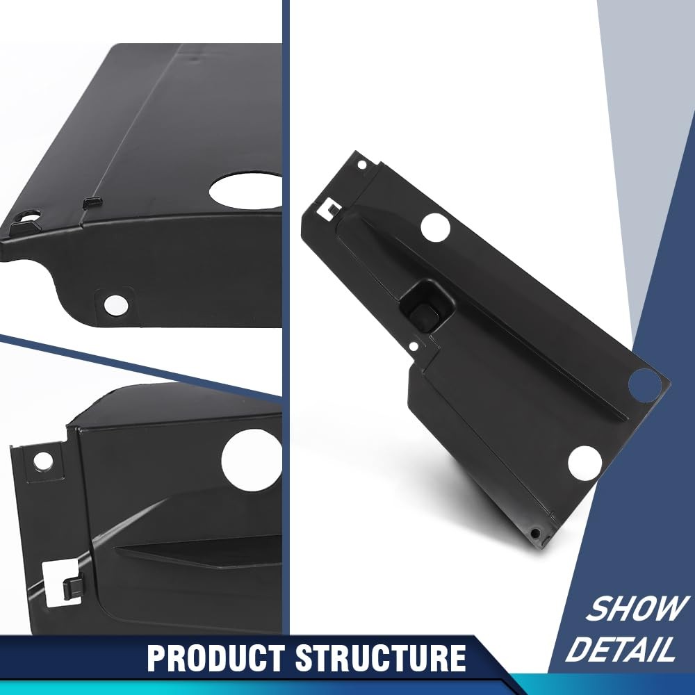 Front Bumper Cover Bracket Left for 4Runner 2010-2022 5372435030 Black