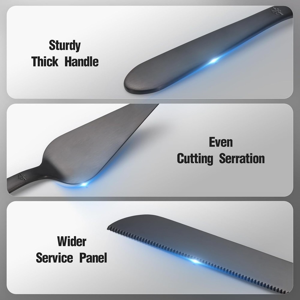 Stainless Steel Wedding Cake Server Set