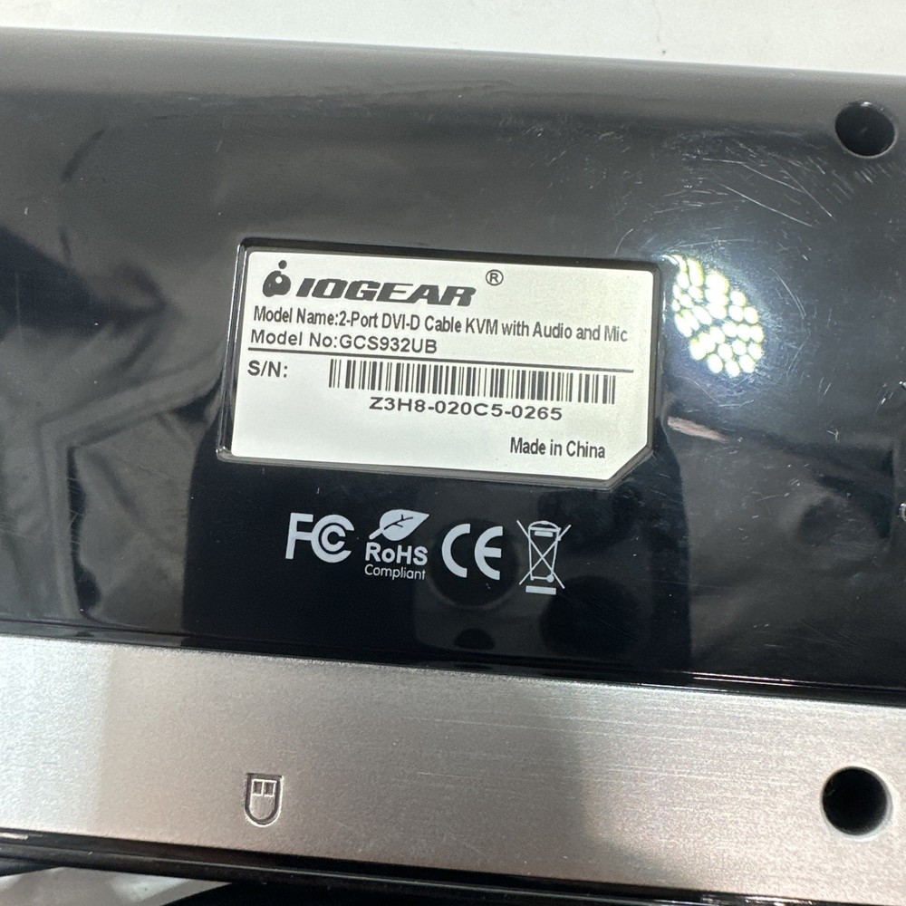 2-port USB DVI-D Iogear