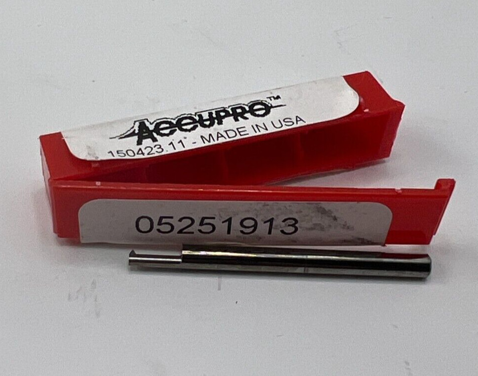 Accupro Single Point Threading Tool 05251913 Solid Carbide 0.09" Min Thread Dia,