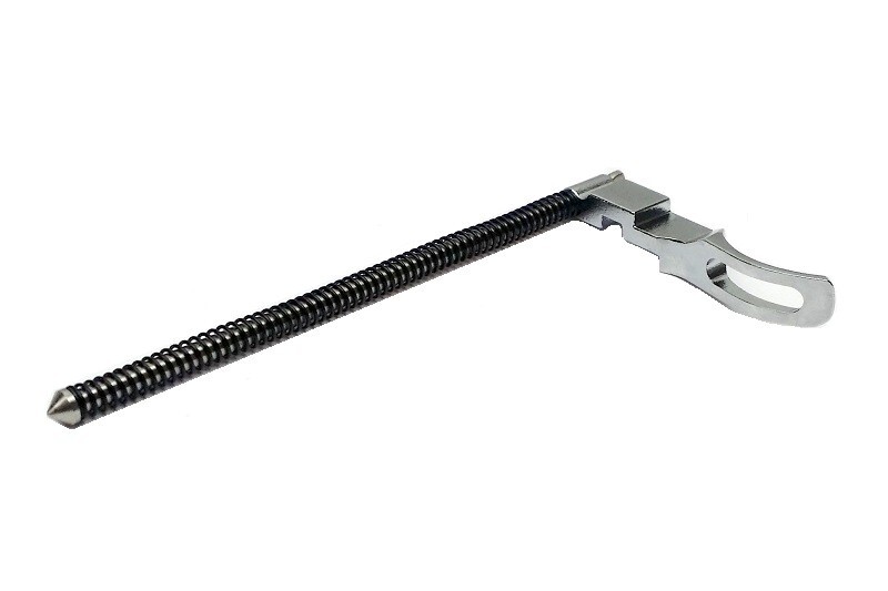 **JWH Custom Ruger 10/22 Upgrade Chrome Skeletonized Extd Charging Handle**