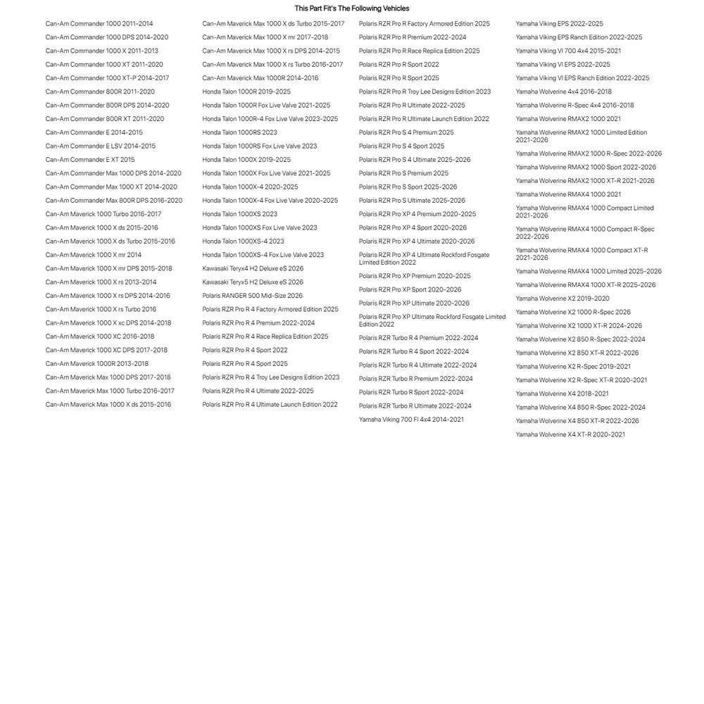 Tusk UTV Fire Extinguisher Kit For CAN-AM Commander E 2014-2015