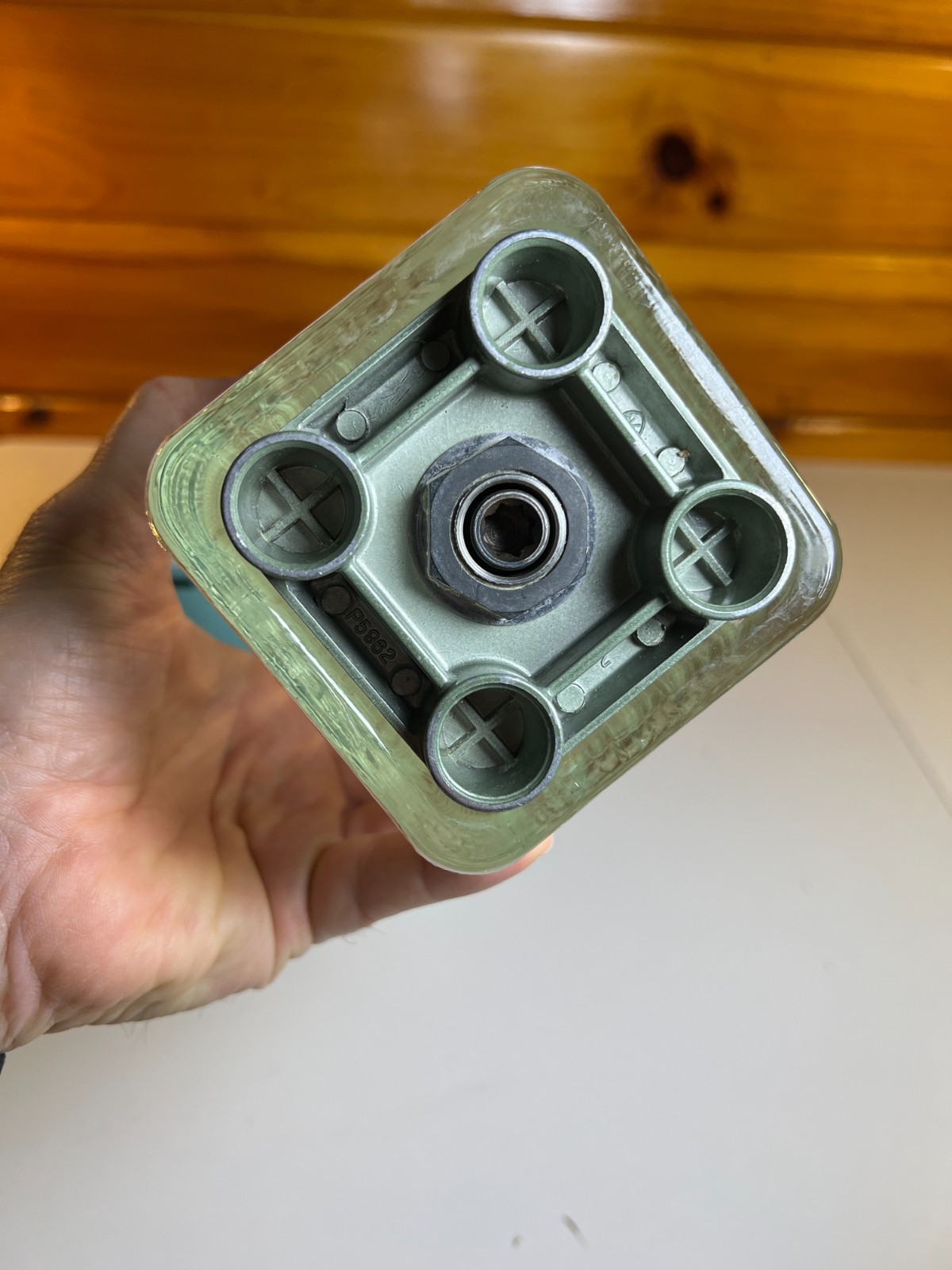 Vintage 1950s Dormeyer Model 5906 Turquoise Teal Blender Glass Chef Logo CHICAGO