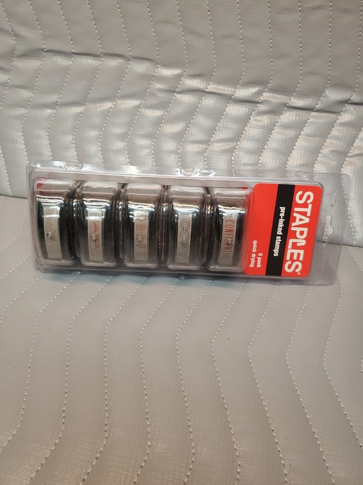 Staples Self Inking  Stamp Bundle