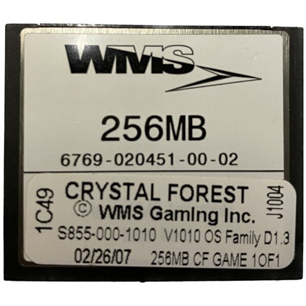 WMS Bluebird 1 Compact Flash GAME Software for Crystal Forest