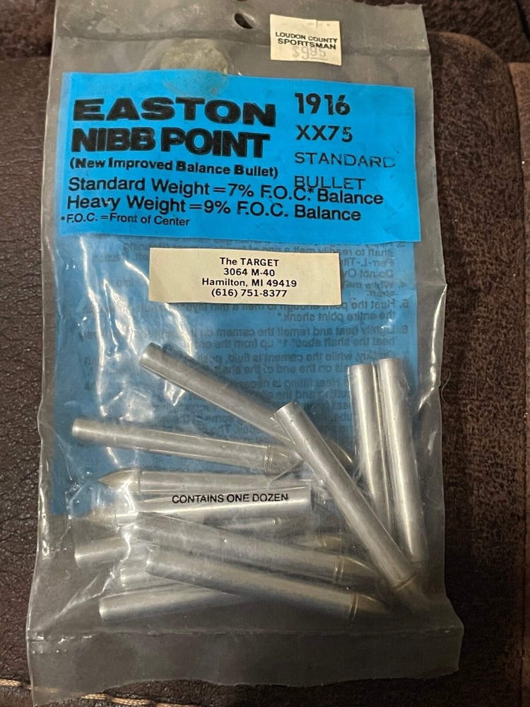 Easton NIBB Point Inserts Parabolic - New Dozen you choose size