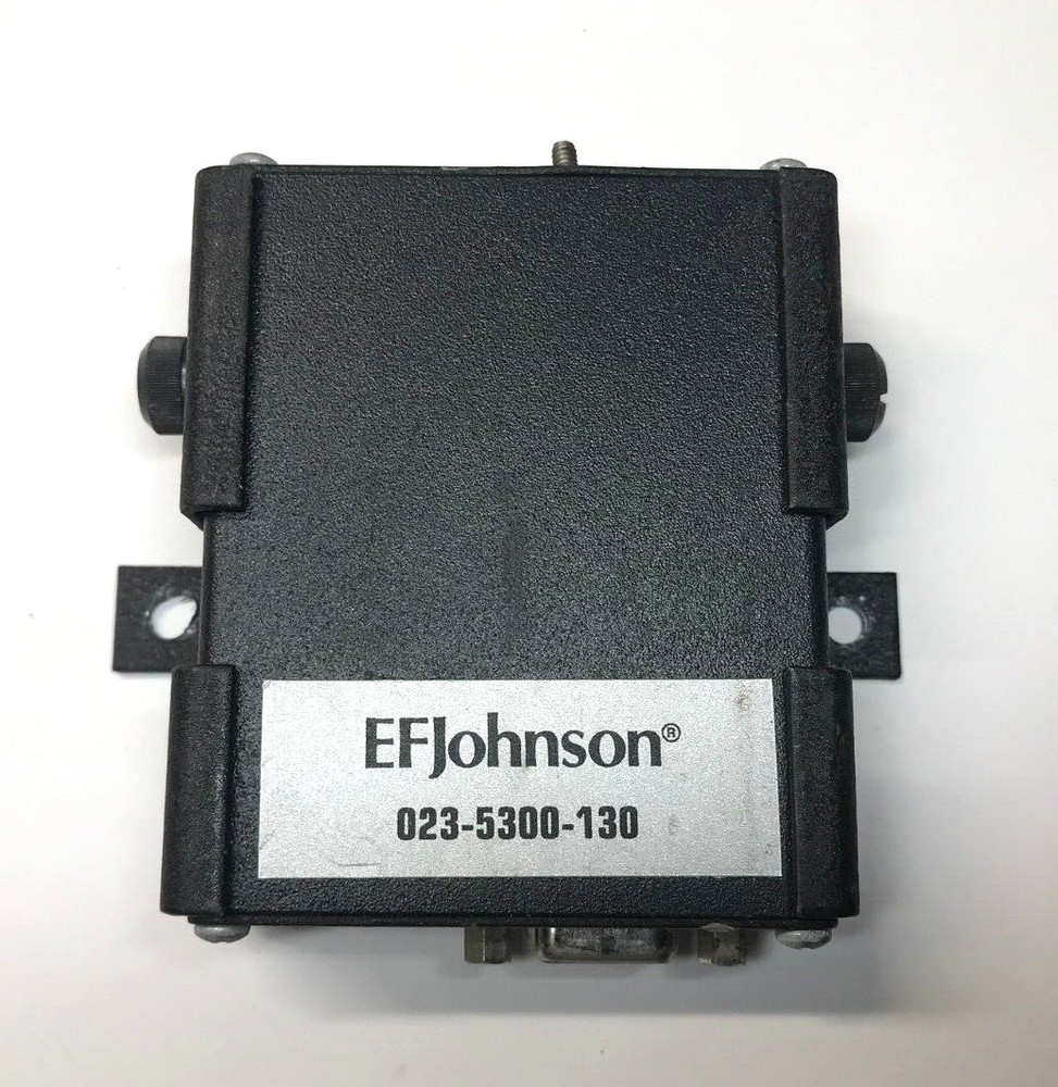 EF Johnson 023-5300-130 Interface Junction Box Microphone Adapter 5300 Series