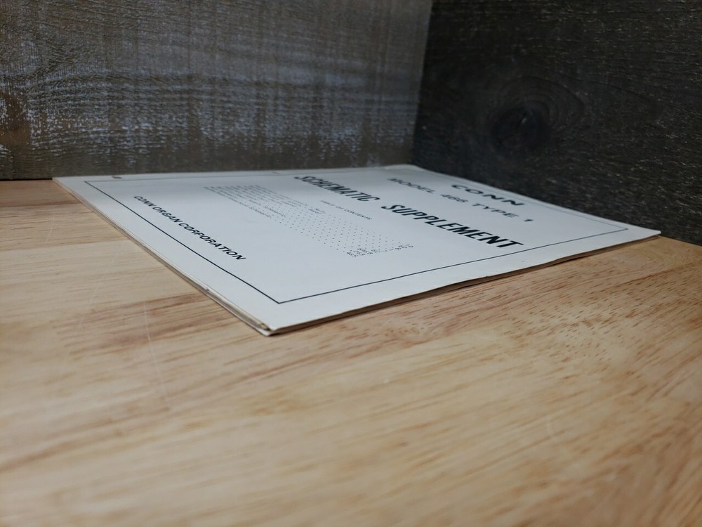 Conn Model 466 Type 1 Schematic Supplement