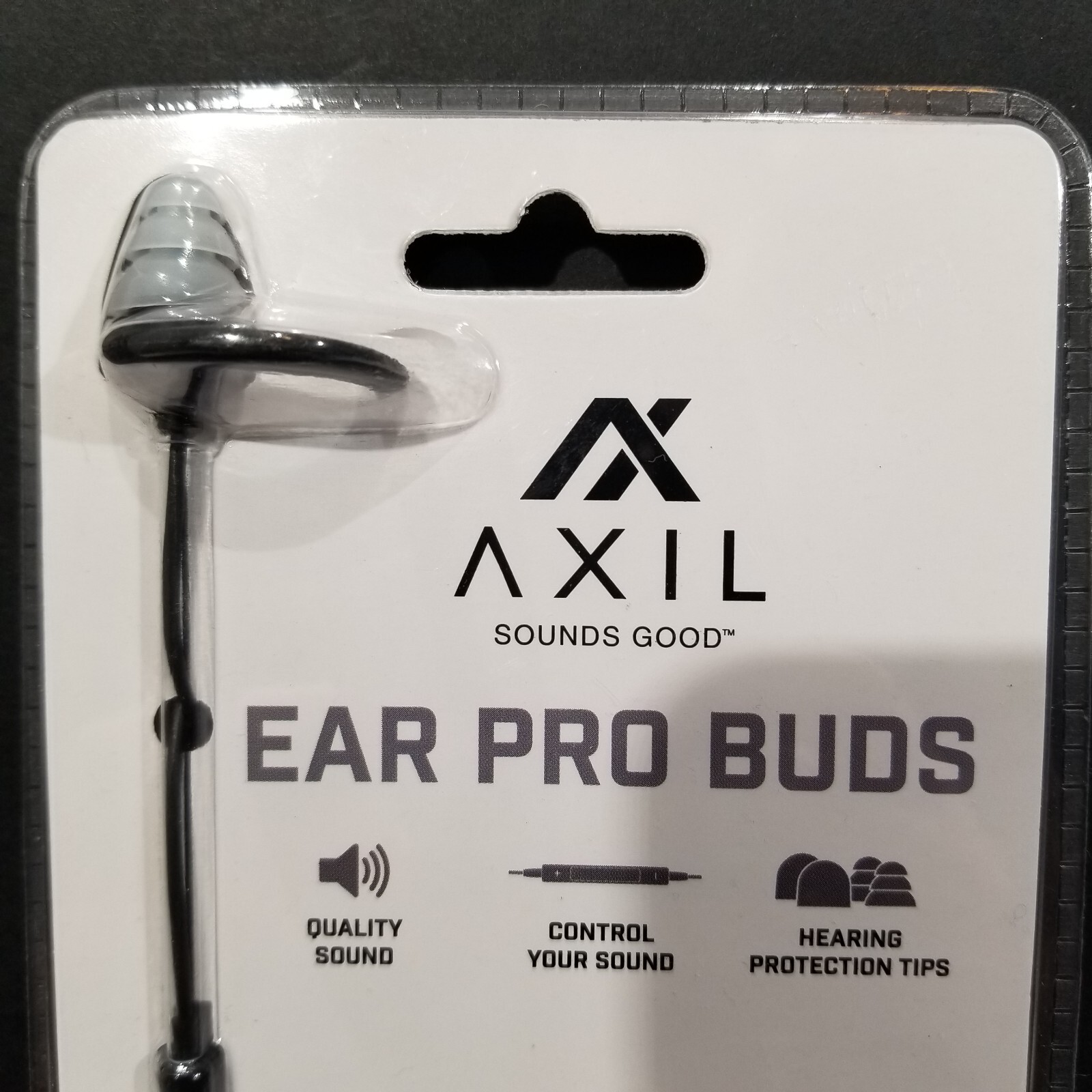 AXIL EAR PRO BUDS Hearing Protection Shooting Earbuds, Sound Control, Wired, NEW