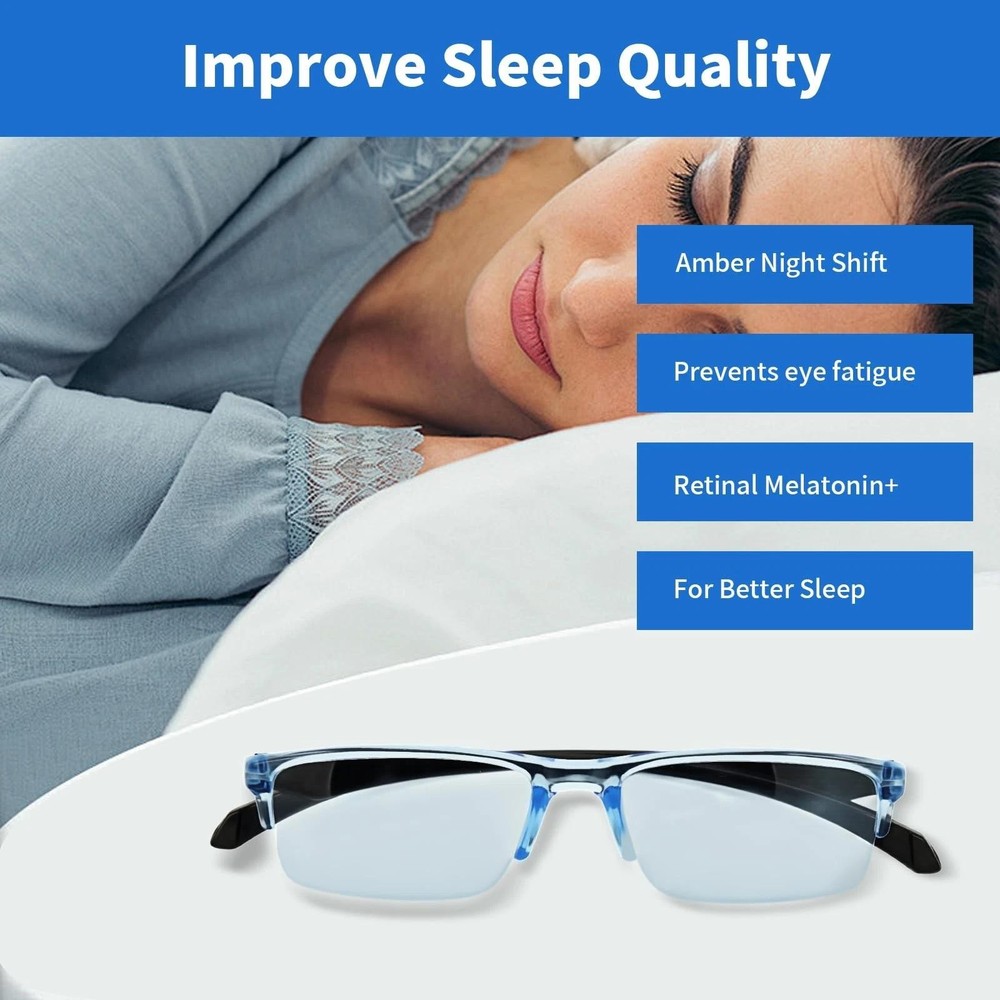 2 Pcs Auto Focus Glasses, Automatic Zoom Reading Intelligent Self Adjusting Pres