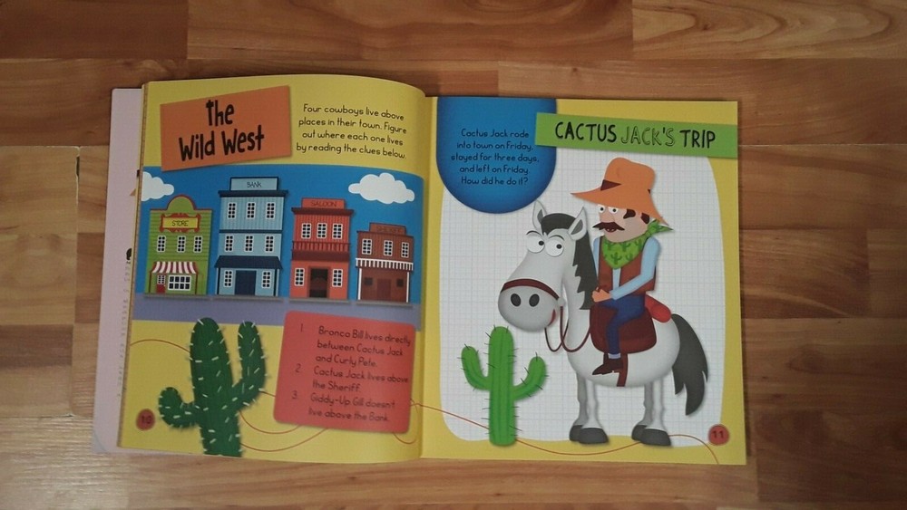 Brain boosters super-smart puzzle book--logic puzzles--ages 6+