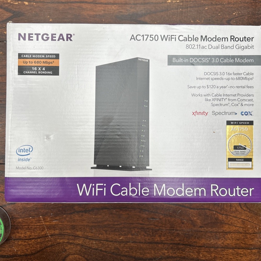 NETGEAR AC1750 WiFi Cable Modem Router