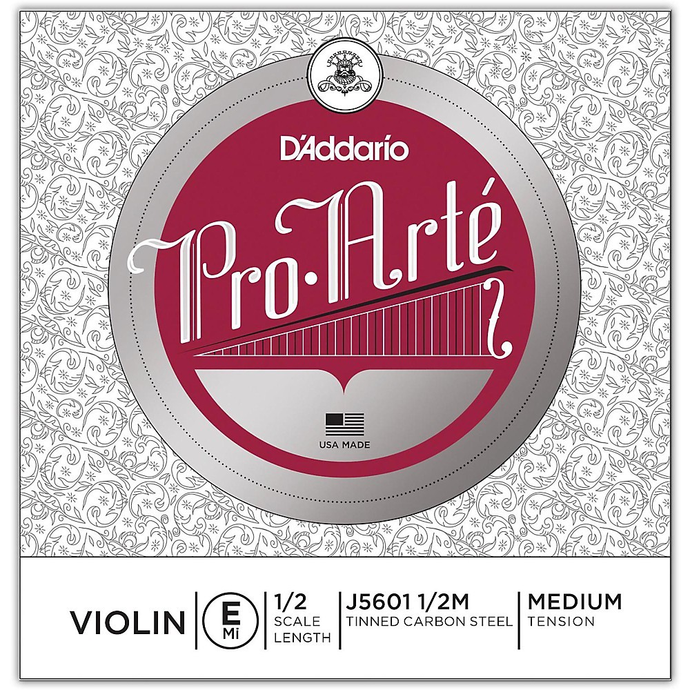 D'Addario Pro-Arte Series Violin E String 1/2 Size