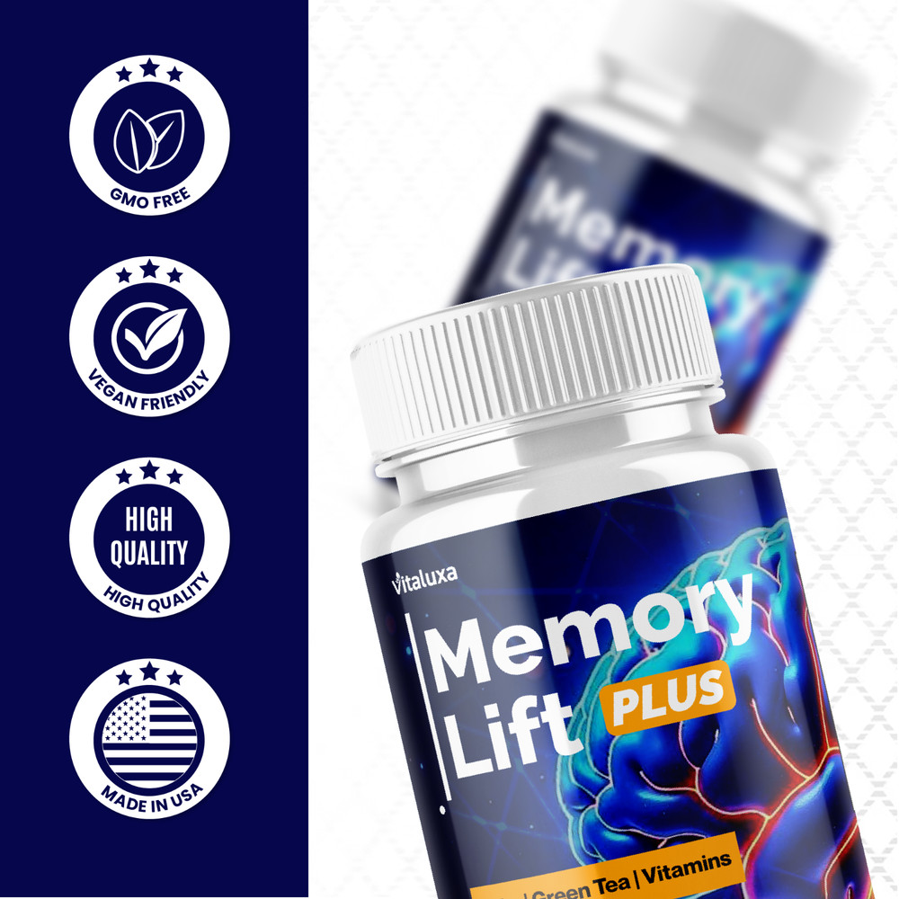 (5 Pack) Memory Lift Brain Maximum Support Supplement Formula (300 Capsules)