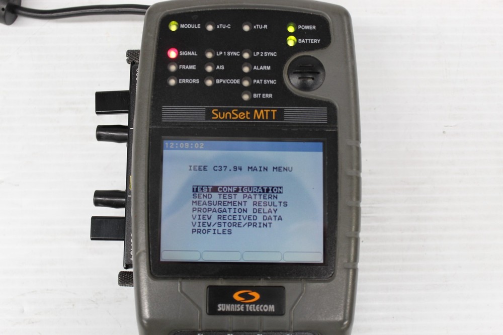 Sunrise Telecom SunSet MTT Basic Color Handheld Test Set with Bag