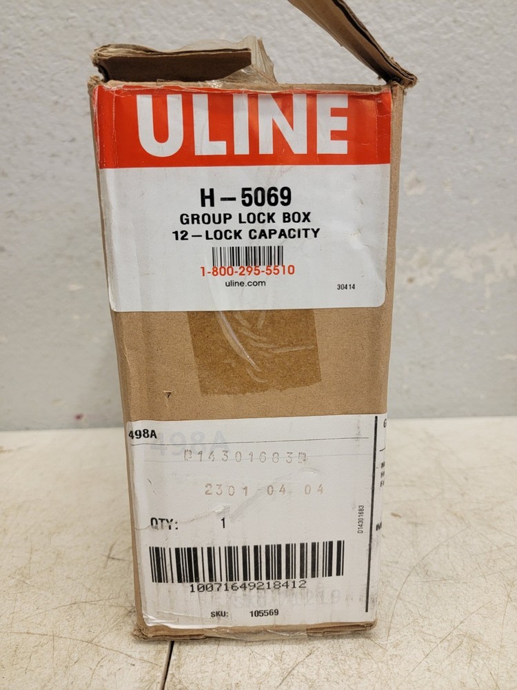 MASTER LOCK 498A Group Lockout Box,12 Locks Max