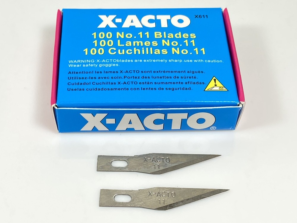 Refill Replacement Blades, Fine Angle, No 11,100/BX