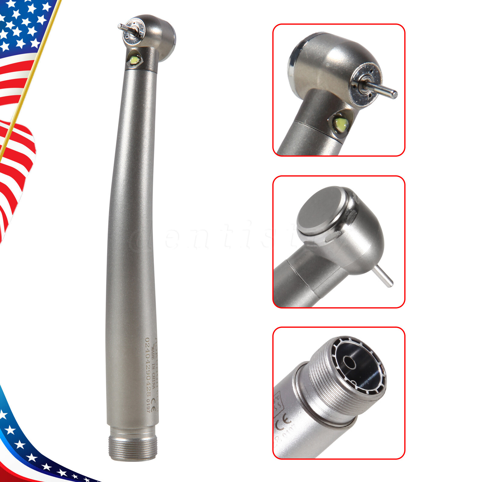 Turbina LED 2/4 orificios con pieza mano de alta velocidad dental NSK Style