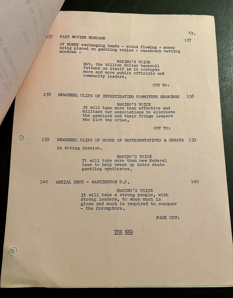 Target: The Corruptors Original TV Script