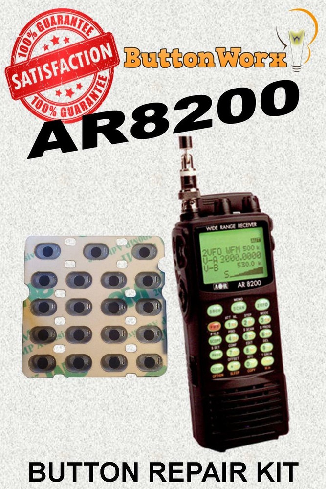 AOR AR8200 Mark III MK3 MKiii Keypad Button Repair kit - Function only