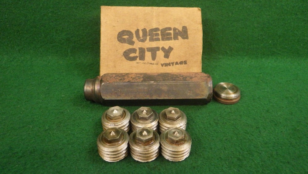 Vintage Heimann Transfer Punch Set 1" - 8  thread