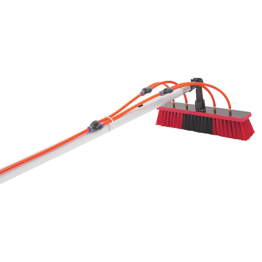 4m Solar Panel Cleaning Brush Outdoor Window Adjustable Pole Cleaning Kit