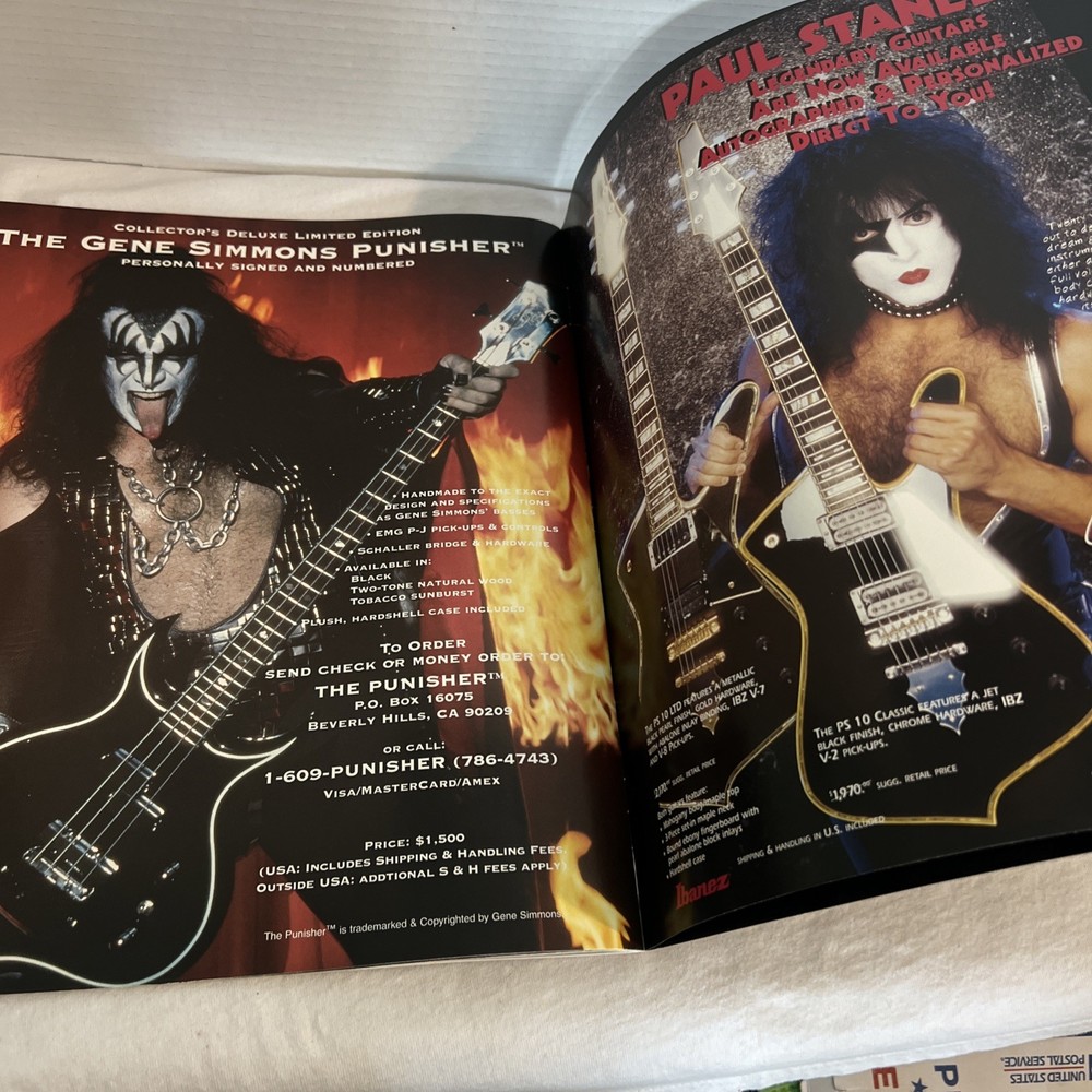 KISS -Alive/Worldwide 1996-97 Black Concert Program Tour Booklet