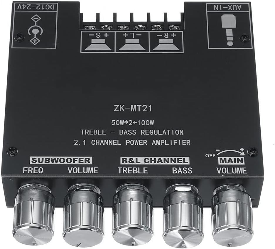 ZK-MT21 Mini Bluetooth Amplifier Module with 200W Output - Compact & Efficient
