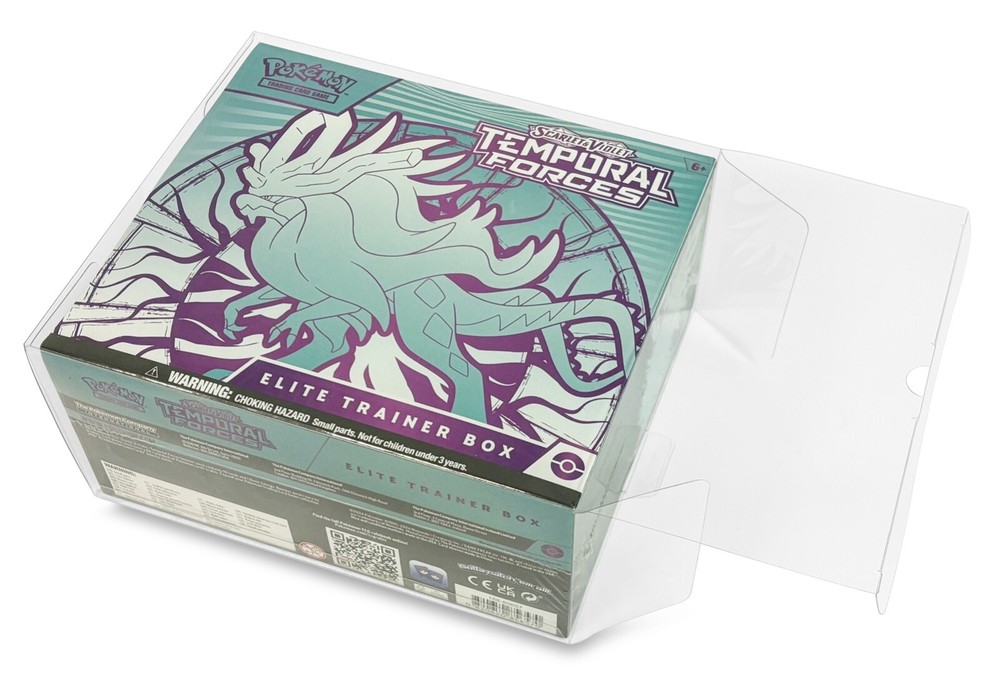 (5) Custom Box Protectors for POKEMON Elite Trainer Boxes ETB Box
