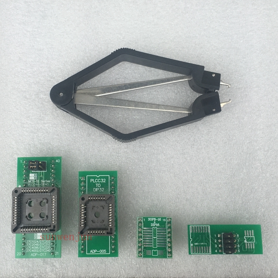 4 adapters+IC extractor for TL866II Plus TL866A/CS TNM5000 VS4800 programmer