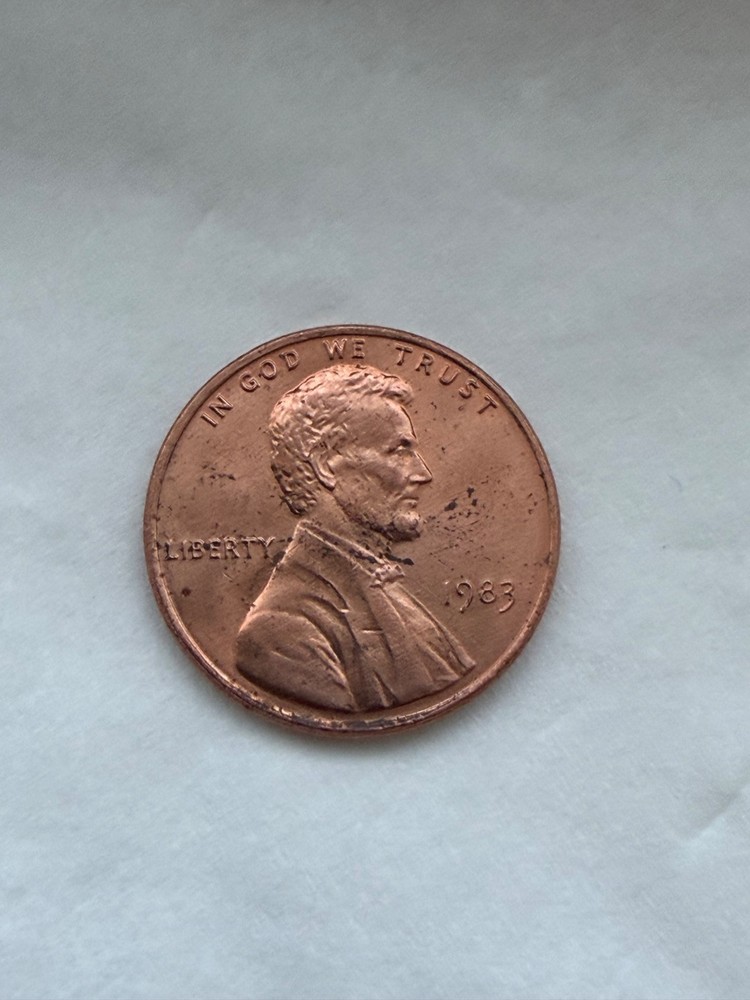 1983 lincoln penny no mint mark!