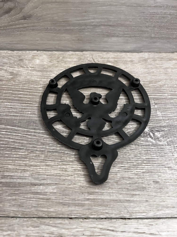 Kitchen Trivet Eagle Lightweight Plastic Black Vintage