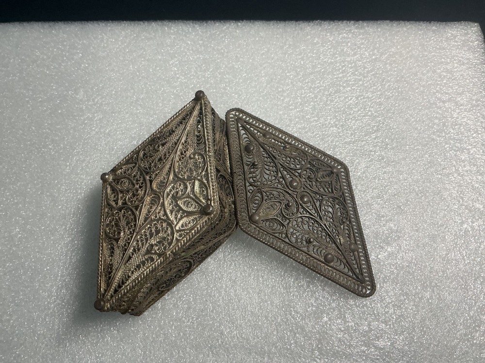 jewerly filligree sterling box