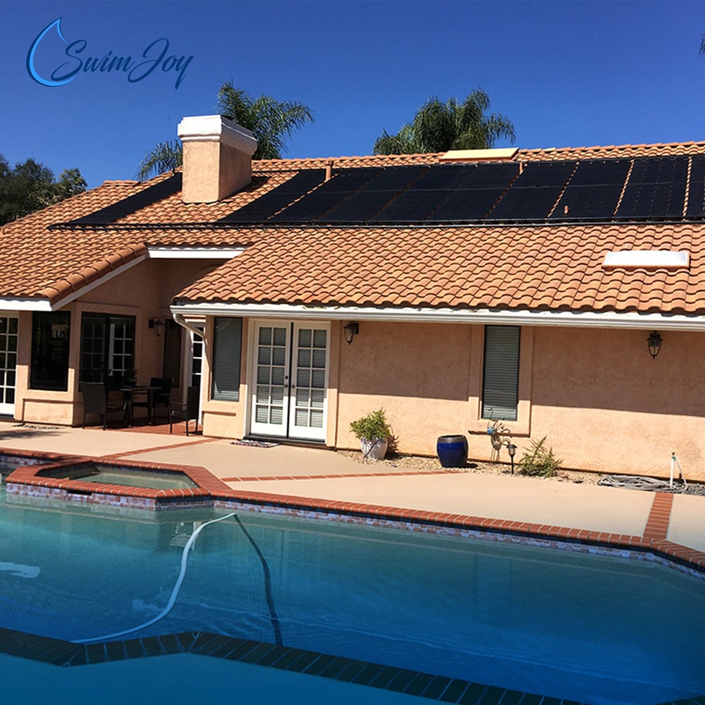 Industrial Grade Solar Pool Heater Panel - Advanced High-Wind Mounting Security