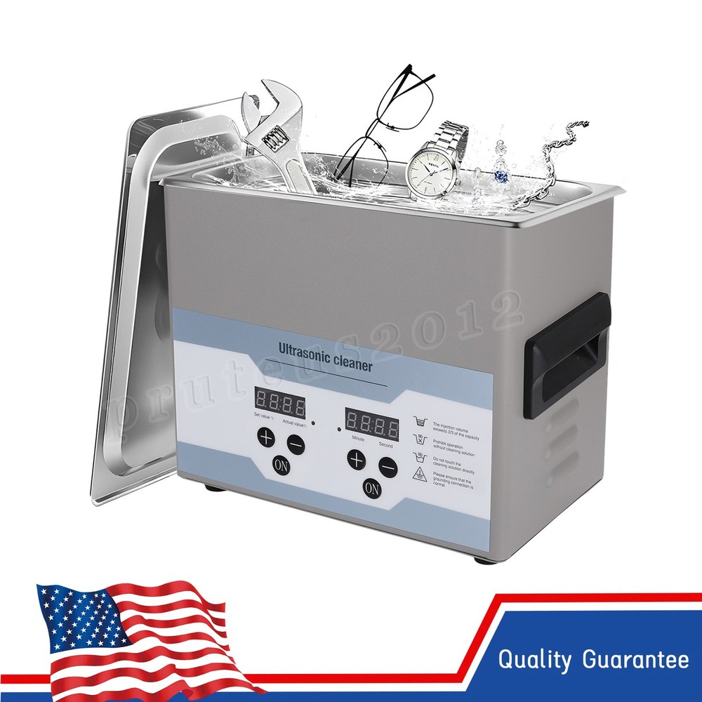 3.2L Ultrasonic Cleaner with Timer Heating Machine Digital Sonic Industry Heated
