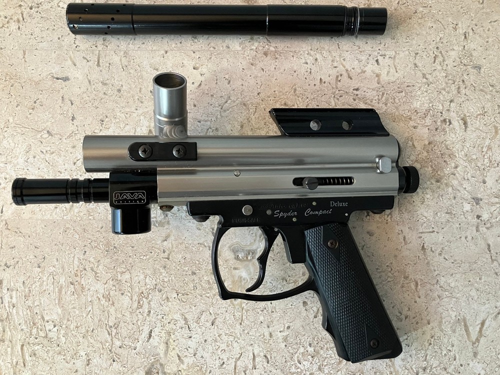 Spyder Compact Deluxe Paintball cal.68 JAVA w/Hopper, Cleaning Kit Not Working