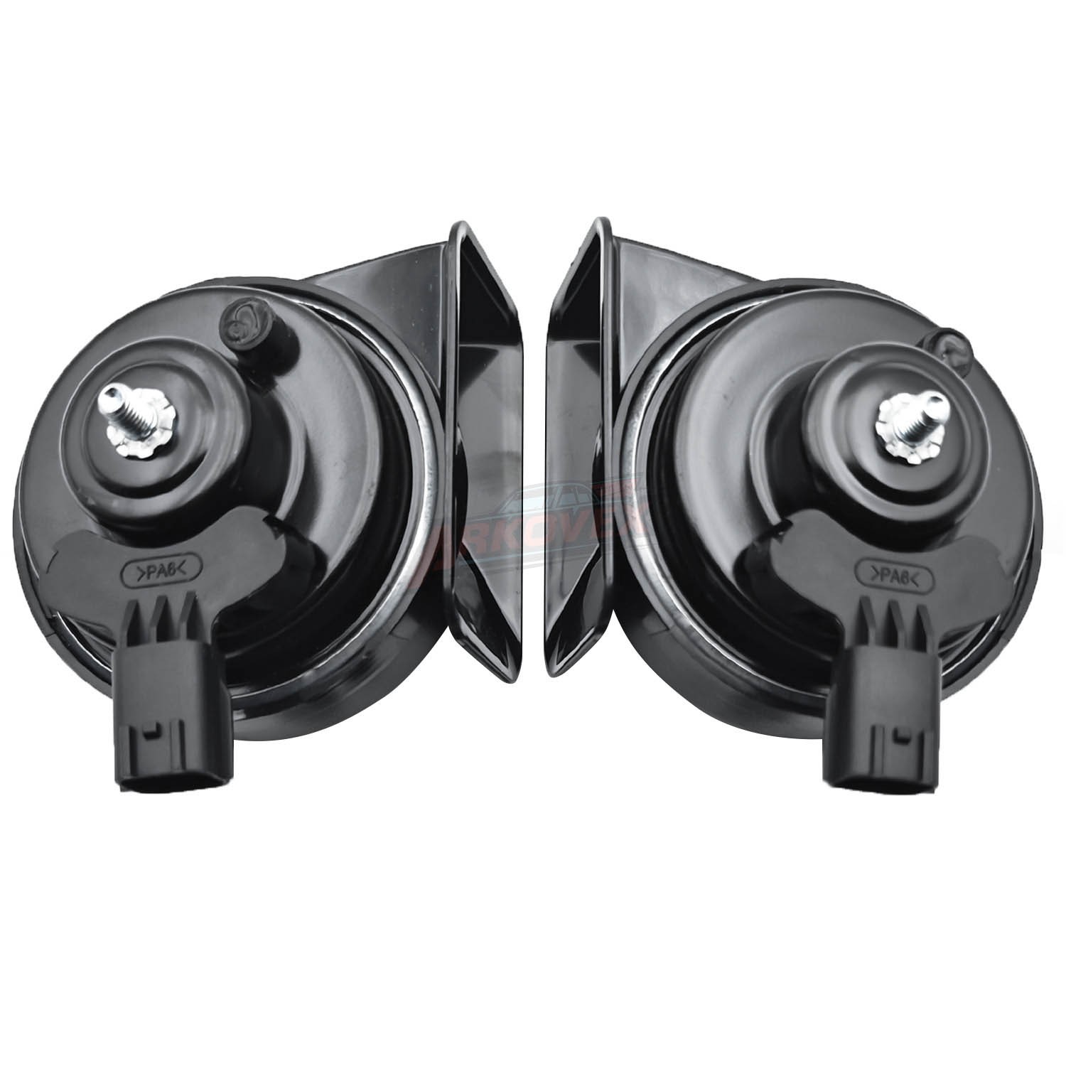 Pair Snail Horns High Low Tone 12V 400Hz-500Hz For Hyundai Elantra GT 2006-2017