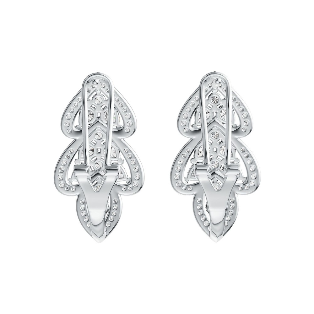 Sterling Silver Semi Mount Earrings Setting Pear PE 4X3mm